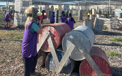 Splatball Junkyard Melbourne Parties